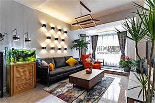 綠城藍庭丨89㎡簡約混搭風 營造都市時尚感